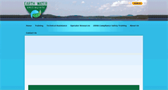 Desktop Screenshot of earthwaterspecialists.com