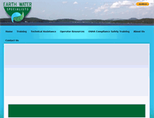 Tablet Screenshot of earthwaterspecialists.com